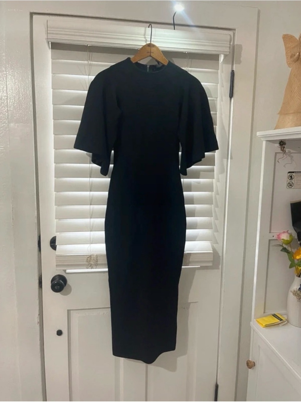 Ted Baker black midi dress